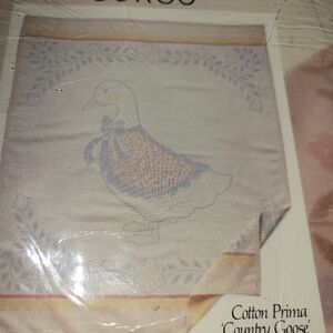 Biederlack Of America Country Goose Cotton Prima  Throw Blanket vintage